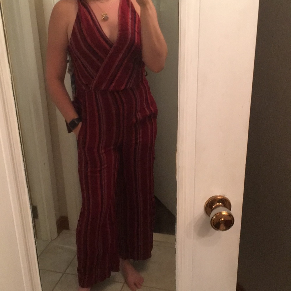 NWT Indigo Rein Linen blend jumpsuit - Picture 5 of 5